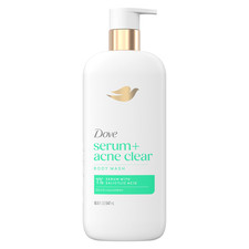 Dove Acne Clear Body Wash with 1 Salicylic Acid, 18.5 Fl Oz