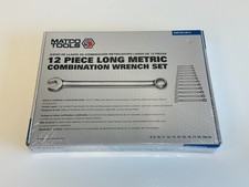 New Matco Tools Smcwlm12 12pc Metric Long Chrome Wrench Set 8mm To 19mm