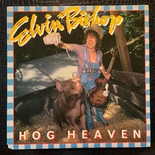 ELVIN BISHOP Hog Heaven Blues Veers Toward Rockabilly Capricorn LP VG+ Cut -Out