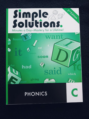 Simple Solutions - Minutes A Day - Phonics Level C - 2nd Edition - Homeschool