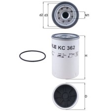 Kraftstofffilter MAHLE KC 362D Filter