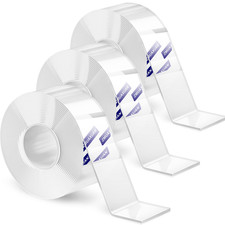 Clear Double Sided Adhesive Mounting Tape Heavy Duty Removable,Strong Picture Ha