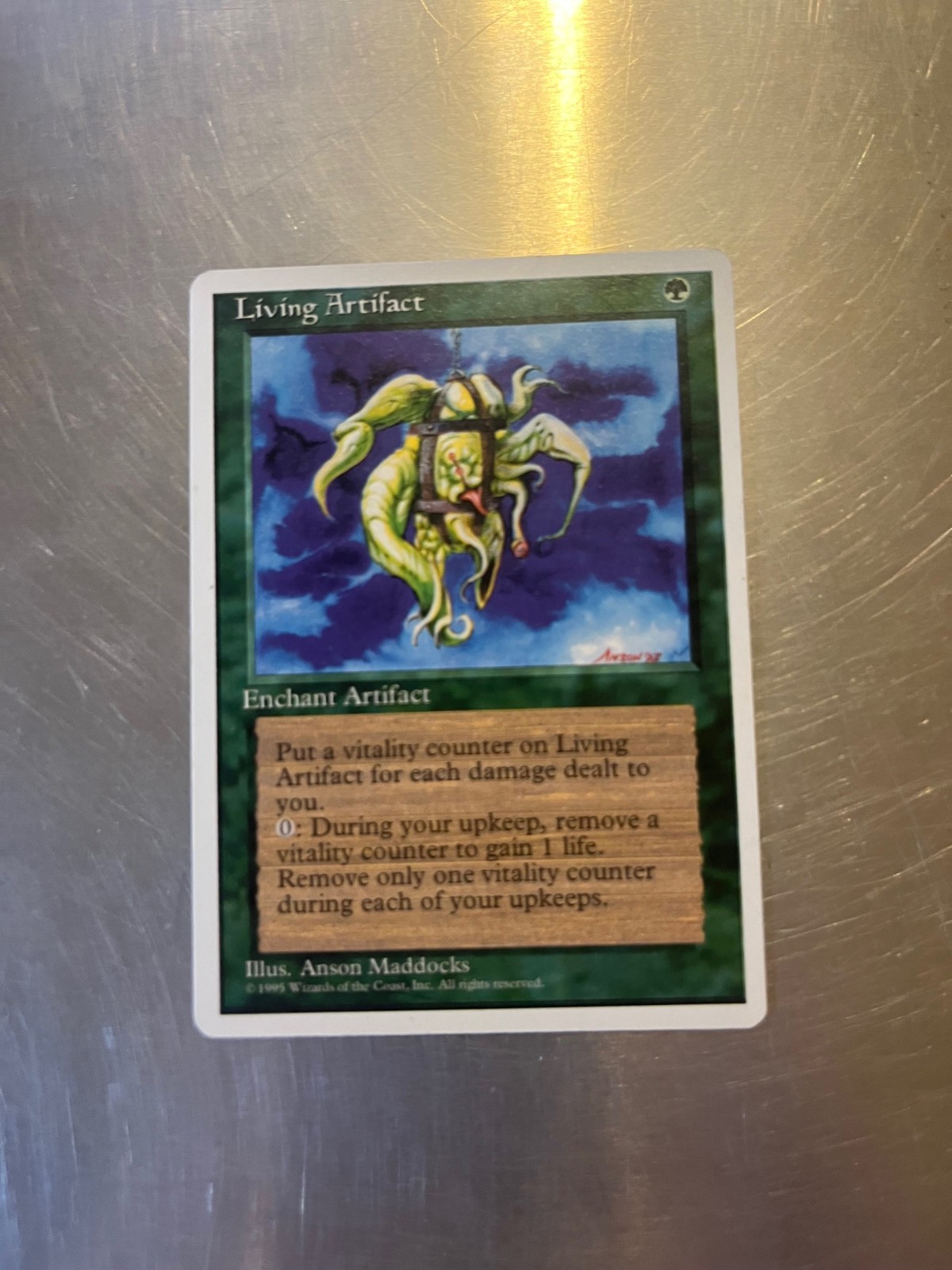 Living Artifact, 4TH Edition Magic Cards, LP, COMBINED SHIPPING