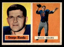 1957 Topps #31 George Blanda Chicago Bears HOF NR-MINT NO RESERVE!