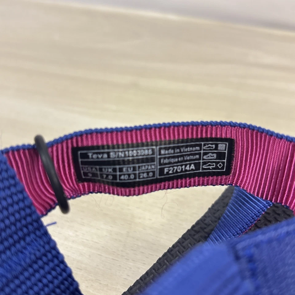 Sandalias TEVA para mujer originales universales reales/magenta 1003986 talla 9 Foto 3 de 4