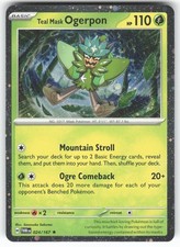 Maschera Teal Ogerpon (Cosmos Holo) 024/167 Carte e Prodotti Vari Pokemon