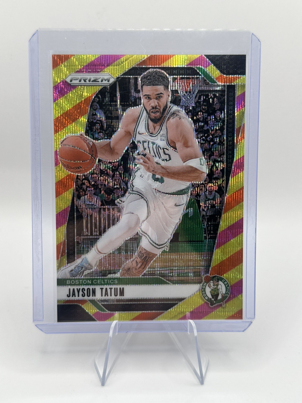 2024-25 Panini Prizm JAYSON TATUM #103 Multi Wave Prizm /88 CELTICS