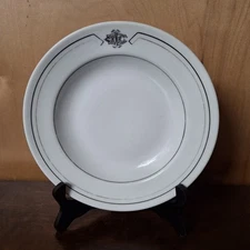 Illinois Central Louisane Pattern Soup Bowl Salad Plate ICRR Diner Service Ware