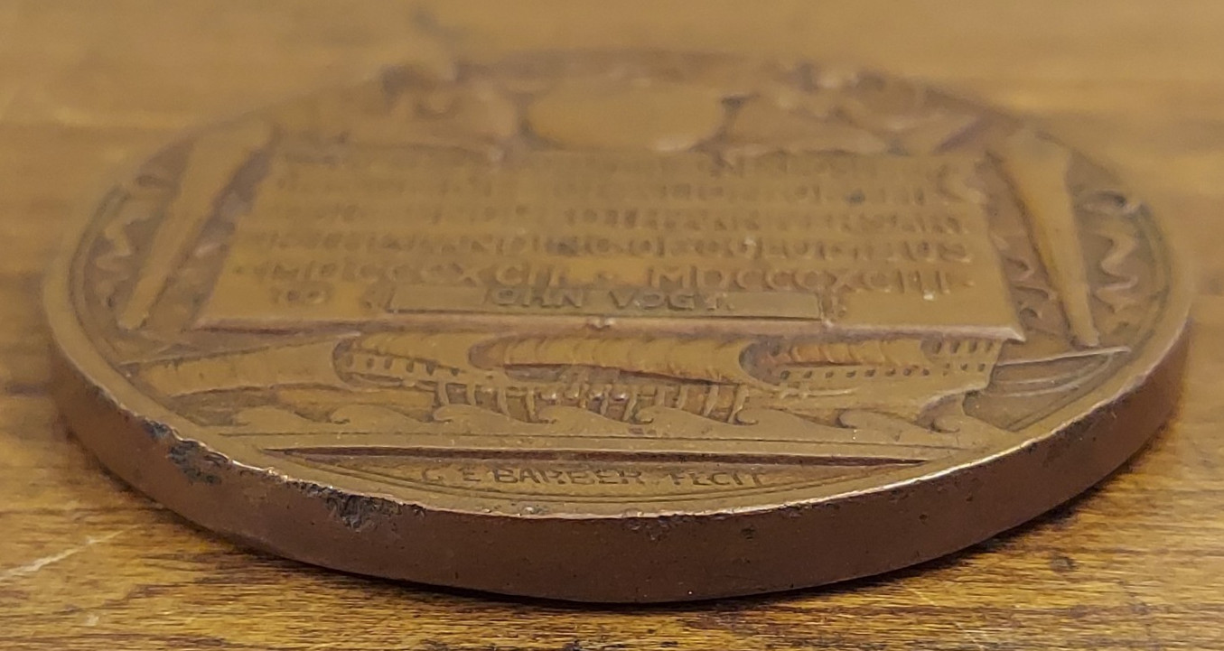 1892-1893 World's Columbian Exposition Award Medal John Vogt