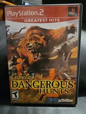 Cabela's Dangerous Hunts Sony PlayStation 2 PS2 Video Game Greatest Hits Tested