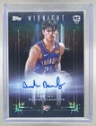 Brooks Barnhizer 2025 Topps Midnight #DMR-BB Dark Marks Rookie RC Auto