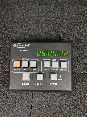 Masterclock AP-00671 RC600 DC Count-Down Count-Up Clock Controller Missing Stop