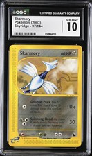 CGC 10 GEM MINT Skarmory 97/144 Skyridge Vintage WOTC 2003 Pokemon Card on eBay