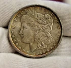 Super Toner 1886 US Morgan Silver Dollar $1   Unc