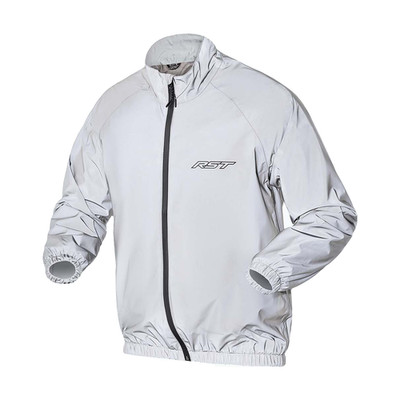 RST Nightrider Waterproof Silver Sports Touring Urban City Over Jacket S