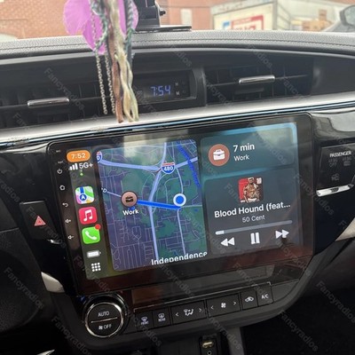 CarPlay For Toyota Corolla 2014-2016 Android 15 Car Radio Stereo GPS Navi RDS