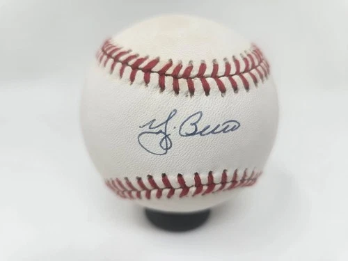 Yogi Berra Signed Bobby Brown American League Baseball JSA COA BUF