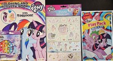 My Little Pony Coloring  Activity set w/ tattoos, stickers, crayons  more NEW