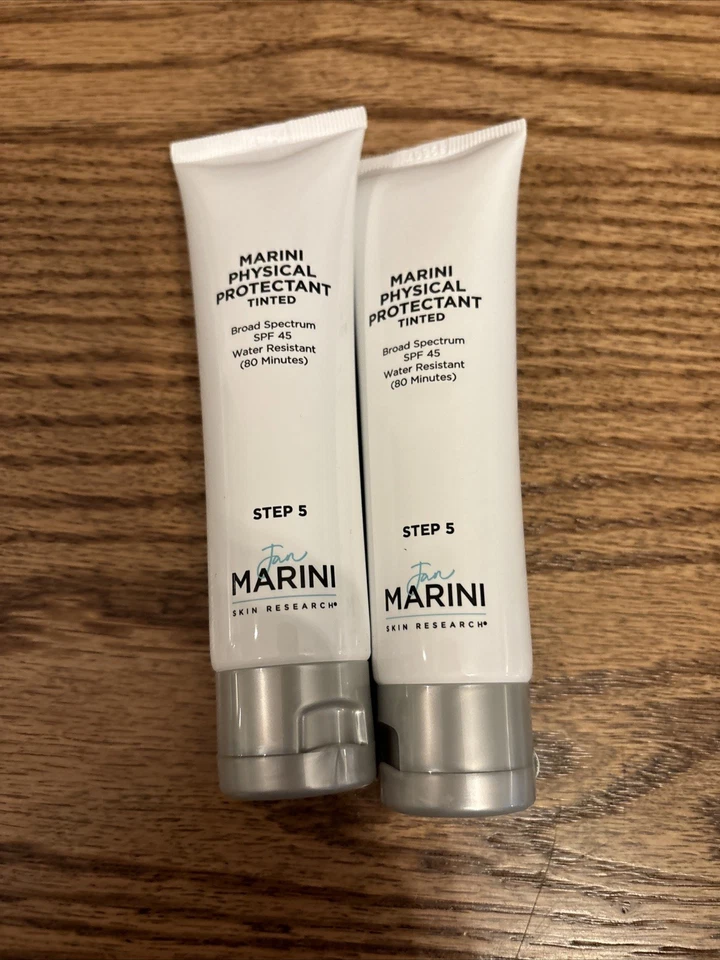 Protector físico Jan Marini FPS 45 tintado 2 oz *probadores/usado* 95 % completo Foto 2 de 2