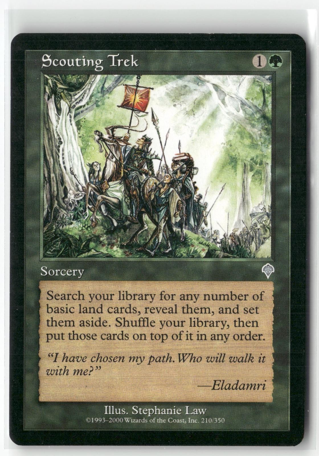 Scouting Trek 210 Uncommon Invasion Magic: The Gathering Near Mint