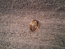 Virginia Handcrafted 90 Silver Washington Quarters coin ring 2000, size 6-1/2