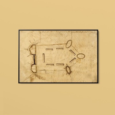 Vintage Maps - British Encampment Under Howe at Bunker Hill - Paper or Canvas