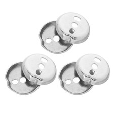 6Pcs Wall Mounted Towel Bar Fixing Plate Stainless Steel Bathroom Hardware Kit