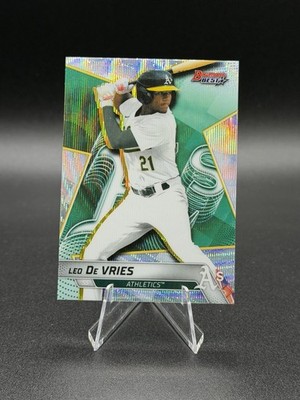 Leo De Vries 2025 Bowman's Best Top Prospects Wave Refractor