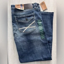 Axel Men's Slim Boot Cut Denim Size 40x30