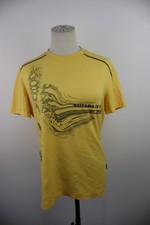 JUST CAVALLI TOP MAGLIA MAGLIETTA DONNA TG M T- SHIRT WOMAN ITALY VINTAGE GIALLO