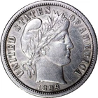 1899-O 10c Barber Dime ~ AU Details