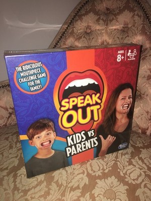 Hasbro Kids v Parents Speak Out Speak Out Partyspiel Mundstückschutz - Neu