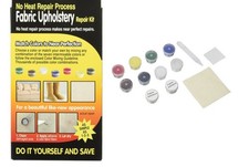 DIY Fabric Upholstery Repair Kit Includes 7 Of 1.8 Ounce Colors with Mix Guide