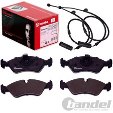 BREMBO BREMSBELÄGE + WARNKONTAKTE VORNE passend für OPEL KADETT E
