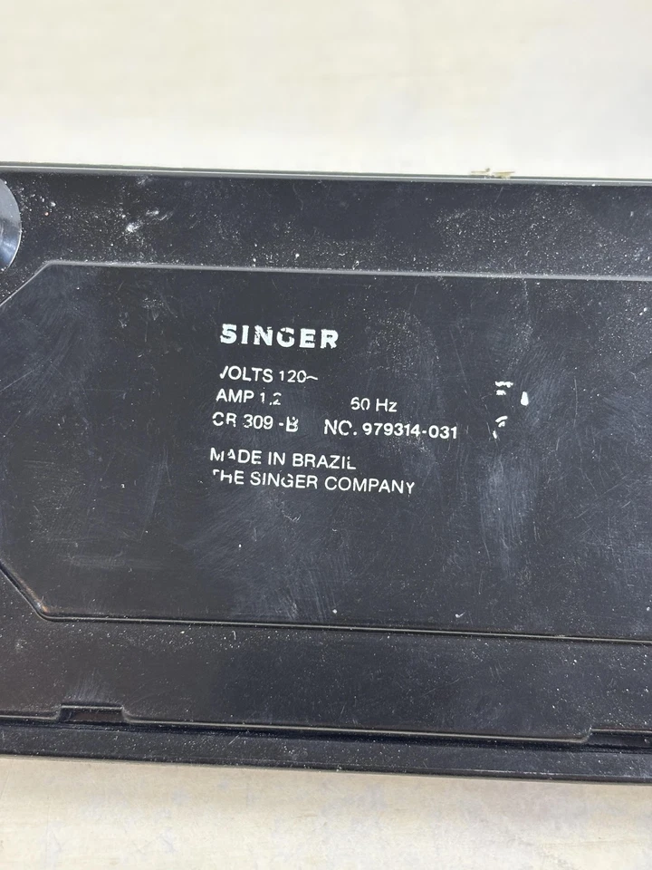Cable de alimentación controlador pedal máquina de coser Singer 120V modelo 979314-031 Foto 3 de 4
