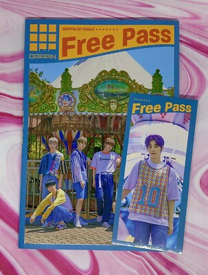 Drippin Free Pass 1st Single Album CD with Dongyun Photo Ticket