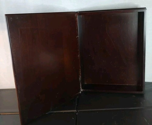 The Bombay Company Mahogany Memory Keepsake Box with Brass Plate & Hinges 1991 - Picture 8 of 10