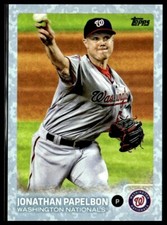 2015 Topps Update US215 Jonathan Papelbon Washington Nationals Snow Camo 47/99