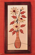 Postcard - Wood Blooms - National Handcraft Institute - Des Moines Iowa IA