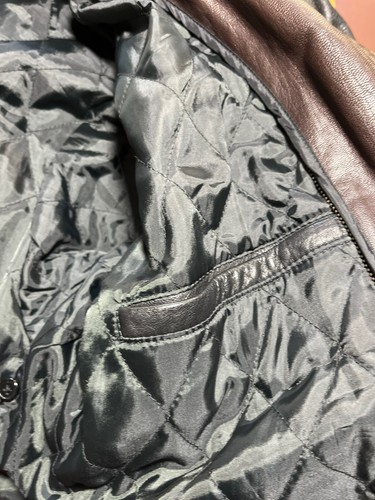 Herren Vintage 2-farbige feine LEDERJACKE von JACKSON HOLE! Warm & gesteppt! EUC! L - Bild 20 von 20