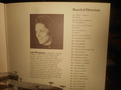 TENAFLY, NJ Bergen Youth Orchestra 1971 Student Musicians Program Brochure - Picture 14 of 23