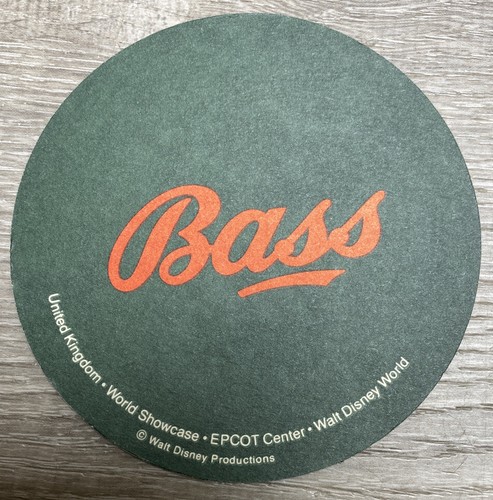 (4) Walt Disney World Epcot Center Rose & Crown Bass Beer Coasters - Picture 4 of 4