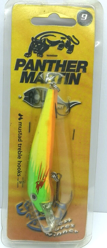 Cucchiaino Rotante Panther Martin Firetiger Fluò - Esca Da Pesca Predatori