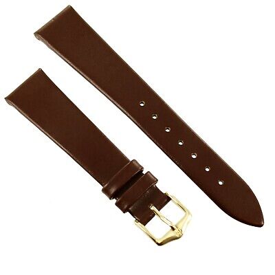 19mm Hirsch Diamond Calf Brown Genuine Leather Unstitched 19mm Hirsch Diamond Calf Brown Genuine Leather Unstitched