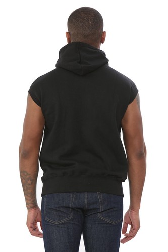 Men's Sleeveless Hoodie Zip Up Hooded Sweatshirt Top Gilet Fleece Jacket New - Picture 6 of 13