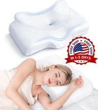 Almohadas Ortopedicas Para Cervical Alivio Dolor Cuello Foam Memory Dormir Bien.
