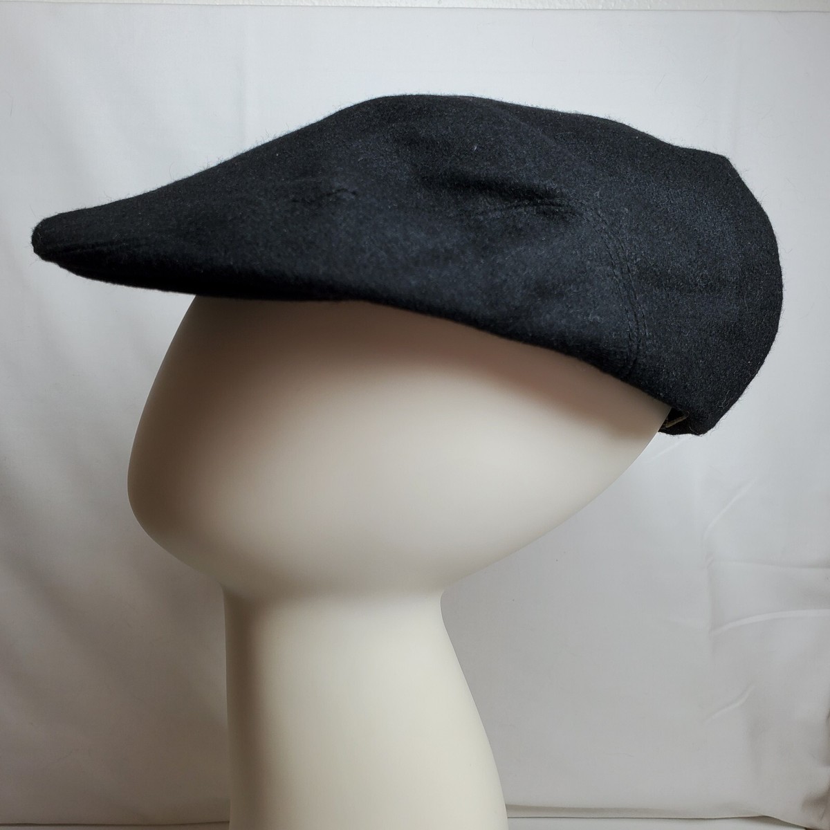 Perry Ellis Portfolio Black Driving Cab Golf Newsboy Flat Cap Hat