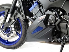 Yamaha FZ-8 Fazer 10-2015 padella pancia rete nera e argento di Powerbronze prezzo di riserva £172