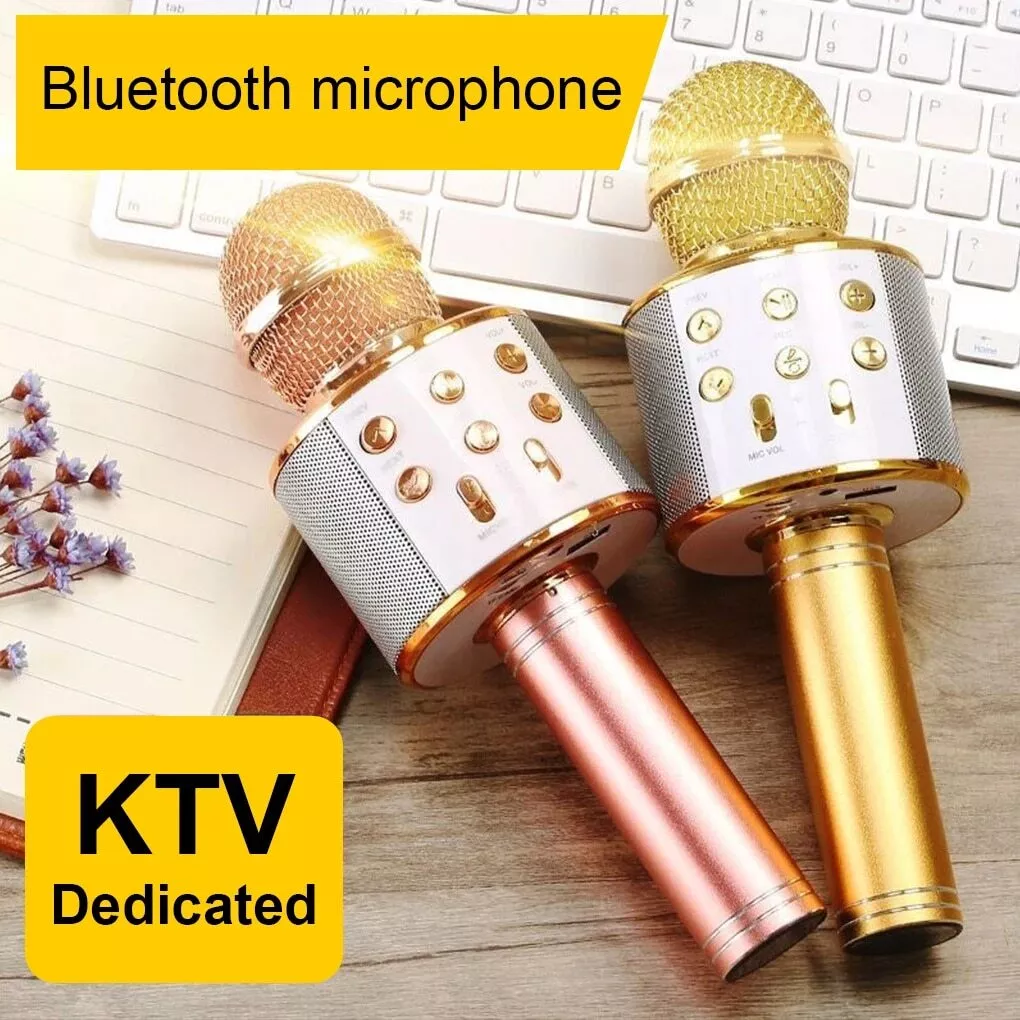 Microfonos Inalambricos Bluetooth Microfono Para Karaoke Grabacion De Voz  Niñas