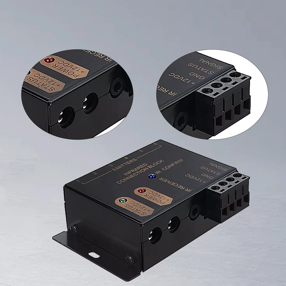 Infrared Remote Control Repeater Hidden IR Extender Emitter Receiver System Kit - Image 4 of 4